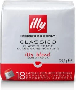 Illy - Iperespresso Koffie Home Classico 6 X 18 Capsules -Bekend Koffie Winkel 1010x1200