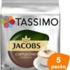 Tassimo - Jacobs Cappuccino Classico - 5x 8 T-Discs -Bekend Koffie Winkel 1081x1200