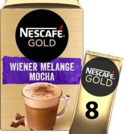 Nescafé Gold Wiener Melange Mocha Oploskoffie - 6 Doosjes à 8 Zakjes -Bekend Koffie Winkel 1111x1200 2