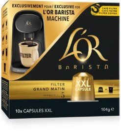 L'OR BARISTA XXL Filter Grand Matin (5) - 5 X 10 Koffiecups -Bekend Koffie Winkel 1115x1200
