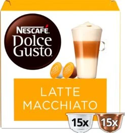 Nescafé Dolce Gusto Latte Macchiato Capsules - 90 Koffiecups -Bekend Koffie Winkel 1124x1200 1
