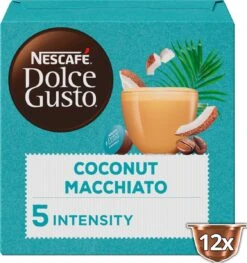 Nescafé Dolce Gusto Coconut Macchiato Capsules - Vegan Koffie - 36 Koffiecups -Bekend Koffie Winkel 1126x1200 1