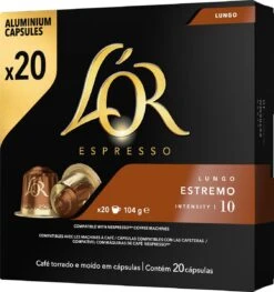 L'OR Lungo Estremo (10) - 10 X 20 Koffiecups -Bekend Koffie Winkel 1128x1200 3