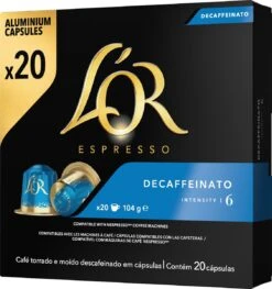L'OR Espresso Decaffeinato (6) - 10 X 20 Koffiecups -Bekend Koffie Winkel 1128x1200 4