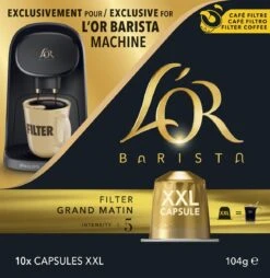 L'OR BARISTA XXL Filter Grand Matin (5) - 5 X 10 Koffiecups -Bekend Koffie Winkel 1169x1200 2