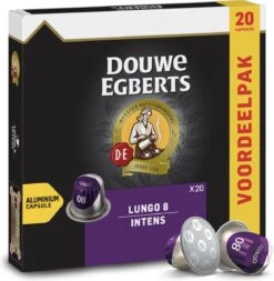 Douwe Egberts Lungo Intens Koffiecups - Intensiteit 8/12 - 10 X 20 Capsules -Bekend Koffie Winkel 1170x1200