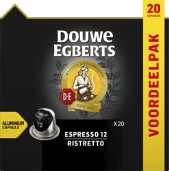 Douwe Egberts Espresso Ristretto (12) - 10 X 20 Koffiecups -Bekend Koffie Winkel 1189x1200 1