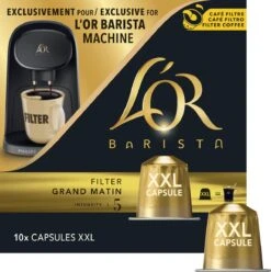 L'OR BARISTA XXL Filter Grand Matin (5) - 5 X 10 Koffiecups -Bekend Koffie Winkel 1195x1200 1