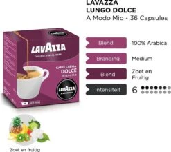 Lavazza A Modo Mio Lungo Dolce 36 Stuks -Bekend Koffie Winkel 1200x1068