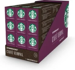 Starbucks By Nespresso Caffe Verona Dark Roast Capsules - 120 Koffiecups