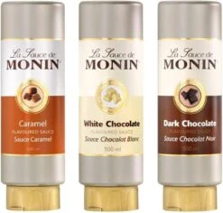 Monin Dessert Topping Dark Chocolate - 50 Cl -Bekend Koffie Winkel 1200x1146