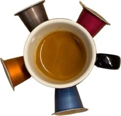 100 Capsules Epic Coffee - Espresso - Nespresso® Compatible Aluminium Capsules - RFA Keurmerk - Doos 100 Stuks -Bekend Koffie Winkel 1200x1158