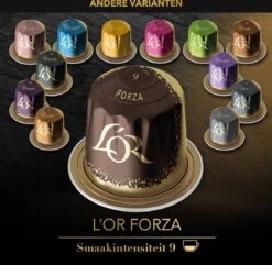 L'OR Espresso Forza Koffiecups - Intensiteit 9/12 - 10 X 10 Capsules -Bekend Koffie Winkel 1200x1173 7