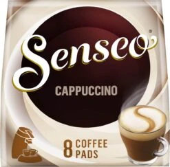 Senseo Cappuccino Koffiepads - 2/9 Intensiteit - 10 X 8 Pads -Bekend Koffie Winkel 1200x1181 2