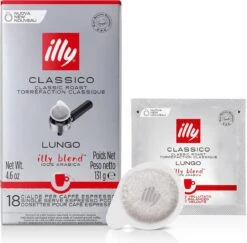 Illy - E.S.E. Servings Classico Lungo 12 X 18 Stuks -Bekend Koffie Winkel 1200x1182 2