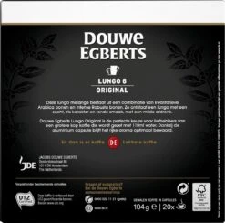 Douwe Egberts Lungo Original Koffiecups - Intensiteit 6/12 - 10 X 20 Capsules -Bekend Koffie Winkel 1200x1184 2