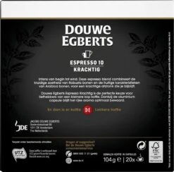 Douwe Egberts Espresso Krachtig Koffiecups - Intensiteit 10/12 - 10 X 20 Capsules -Bekend Koffie Winkel 1200x1184 4