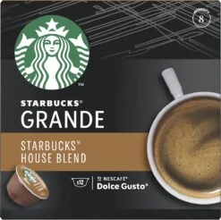 Starbucks By Dolce Gusto House Blend Medium Roast Capsules - 36 Koffiecups -Bekend Koffie Winkel 1200x1195 2