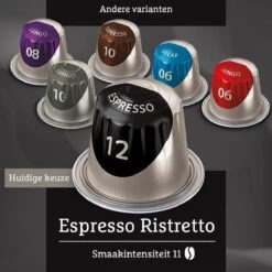 Douwe Egberts Espresso Ristretto (12) - 10 X 20 Koffiecups -Bekend Koffie Winkel 1200x1200 124