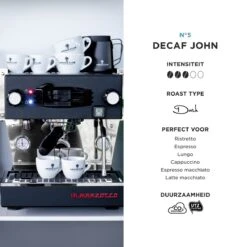 Aroma Club - Cafeïnevrije Koffiebonen 1KG - No. 5 Decaf John - Koffie Intensiteit 3/5 -Bekend Koffie Winkel 1200x1200 254