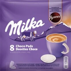 Senseo Milka Pads - 4 X 8 Pads - Warme Chocolademelk -Bekend Koffie Winkel 1200x1200 256