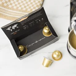 Aroma Club - Nespresso Compatible Capsules (120 St.) - No. 2 Smooth James - Intensiteit 3/5 - Espresso & Lungo - 100% Aluminium Koffiecups -Bekend Koffie Winkel 1200x1200 41