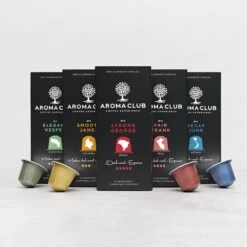 Aroma Club - Nespresso Compatible Capsules (120 St.) - No. 5 Decaf John - Intensiteit 3/5 - Decaf - 100% Aluminium Koffiecups -Bekend Koffie Winkel 1200x1200 66