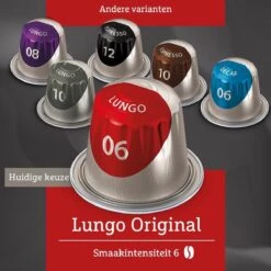 Douwe Egberts Lungo Original Koffiecups - Intensiteit 6/12 - 10 X 10 Capsules -Bekend Koffie Winkel 1200x1200 84