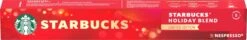 Starbucks By Nespresso Capsules Holiday Blend - 12 Doosjes à 10 Koffiecups -Bekend Koffie Winkel 1200x196 1