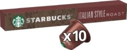 Starbucks By Nespresso Capsules Italian Roast - 12 Doosjes à 10 Koffiecups -Bekend Koffie Winkel 1200x480
