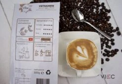 Vietnamese Dark Roast Koffiebonen 500g | 20% Arabica - 80% Robusta | DAM Koffie -Bekend Koffie Winkel 1200x824