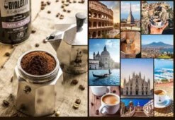 Bialetti Perfetto Moka Gemalen Koffie Proefpakket - 4 X 250 Gram - Classico, Intenso, Delicato En Nocciola -Bekend Koffie Winkel 1200x826 1