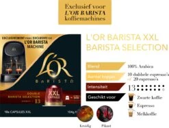 L'OR BARISTA XXL Barista Selection (13) - 5 X 10 Koffiecups -Bekend Koffie Winkel 1200x910