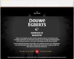 Douwe Egberts Espresso Krachtig (10) - 5 X 40 Koffiecups -Bekend Koffie Winkel 1200x951