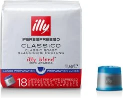 Illy - Iperespresso Koffie Home Classico Lungo 6 X 18 Capsules -Bekend Koffie Winkel 1200x956 1