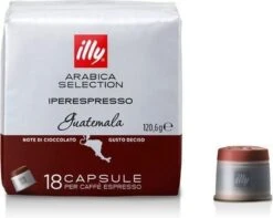 Illy Capsules Iperespresso Arabica Selection Guatemala 6 X 18 Stuks -Bekend Koffie Winkel 1200x956