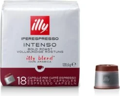 Illy - Iperespresso Koffie Home Intenso 6 X 18 Capsules -Bekend Koffie Winkel 1200x957 2