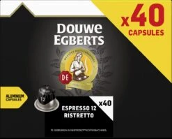 Douwe Egberts Espresso Ristretto Koffiecups (12) - 5 X 40 Koffiecups -Bekend Koffie Winkel 1200x965