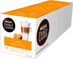 Nescafé Dolce Gusto Latte Macchiato Capsules - 48 Koffiecups -Bekend Koffie Winkel 1200x969