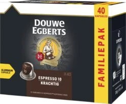 Douwe Egberts Espresso Krachtig (10) - 5 X 40 Koffiecups -Bekend Koffie Winkel 1200x992