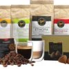 Highlands Gold - Koffiebonen Proefpakket - Koffie Cadeaupakket - 100% Arabica - Single Origin - 4 Soorten Koffie, Ambachtelijke Truffels En 2 Luxe Glazen -Bekend Koffie Winkel 1200x996