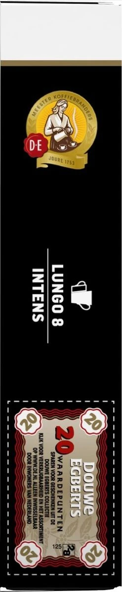 Douwe Egberts Lungo Intens Koffiecups - Intensiteit 8/12 - 10 X 20 Capsules -Bekend Koffie Winkel 249x1200 1