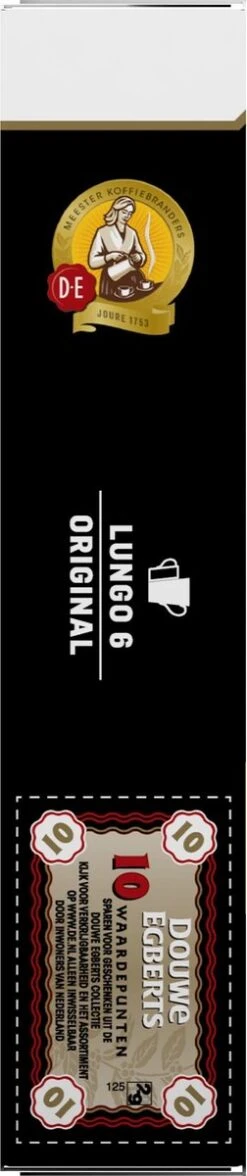 Douwe Egberts Lungo Original Koffiecups - Intensiteit 6/12 - 10 X 10 Capsules -Bekend Koffie Winkel 252x1200 2