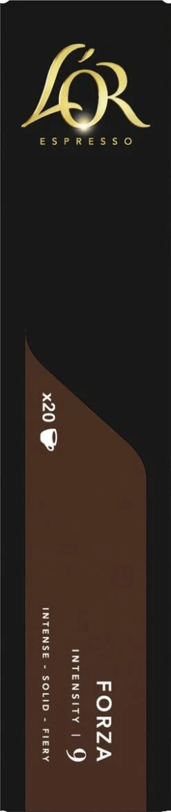 L'OR Espresso Forza Koffiecups - Intensiteit 9/12 - 10 X 20 Capsules -Bekend Koffie Winkel 253x1200 2