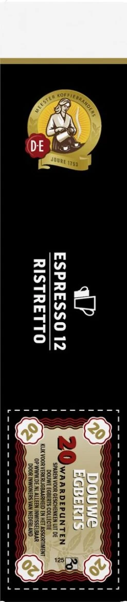 Douwe Egberts Espresso Ristretto (12) - 10 X 20 Koffiecups -Bekend Koffie Winkel 253x1200 7