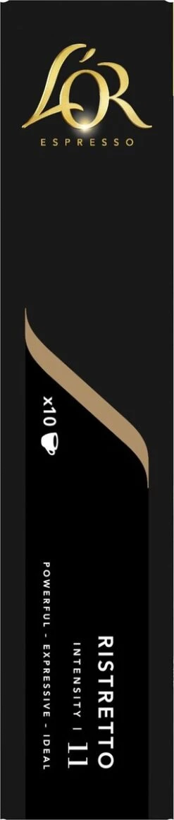 L'OR Espresso Ristretto (11) - 10 X 10 Koffiecups -Bekend Koffie Winkel 255x1200 1
