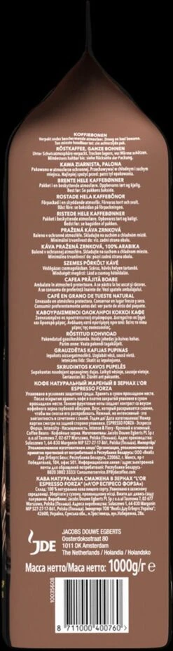 L'OR Forza Koffiebonen (9) - 4x 1000 Gram -Bekend Koffie Winkel 320x1200