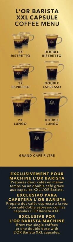 L'OR BARISTA XXL Barista Selection (13) - 5 X 10 Koffiecups -Bekend Koffie Winkel 361x1200