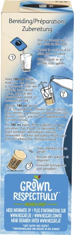 Nescafé Frappé Oploskoffie - 5 Doosjes à 10 Zakjes -Bekend Koffie Winkel 381x1200