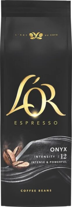 L'OR Espresso Onyx Koffiebonen (12) - 4 X 500 Gram -Bekend Koffie Winkel 419x1200